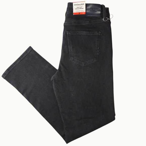 Scotch & Soda Denim - NWT Scotch & Soda Amsterdam High Rise Straight Leg Jeans – Black – Size 8